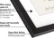 11x14 Diploma Frame with Shatter-Resistant Glass - Use as 8.5x11 Frame with Mat or 11x14 Frame without Mat - Legacy Collection - Thin Picture Frame for Wall Display - Black